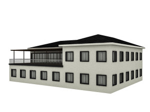 modern building 2 3D मॉडल