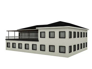 modern building 2 3D Model