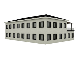 modern building 2 3D मॉडल