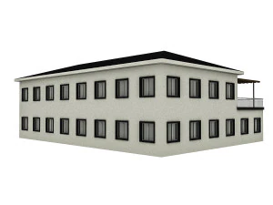 modern building 2 3D Model