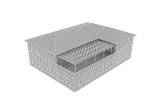 modern building 2 3D Model