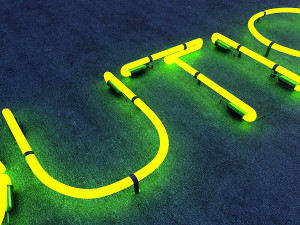 boutuque neon sign 3D Model