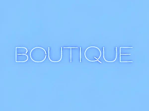 boutuque neon sign 3D Model