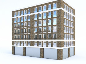 3d buildings city set 3D मॉडल