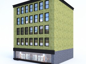 3d buildings city set 3D मॉडल