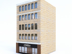 3d buildings city set 3D मॉडल