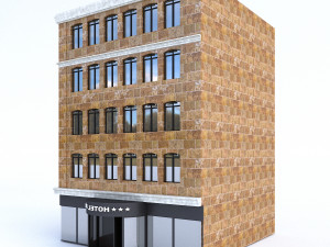 3d buildings city set 3D मॉडल
