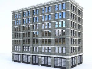 3d buildings city set 3D Model