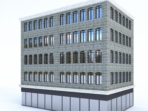 3d buildings city set 3D मॉडल