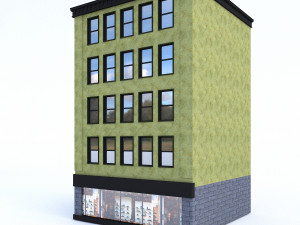 3d buildings city set 3D मॉडल