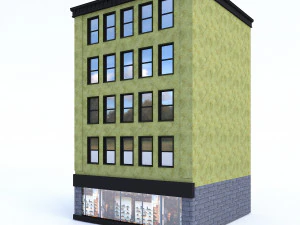3d buildings city set 3D Model