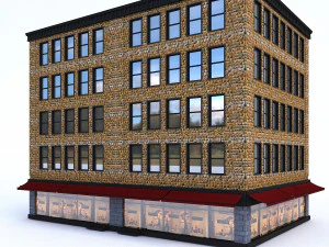 3d buildings city set 3D Model