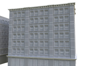 3d buildings city set 3D मॉडल