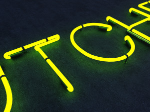 butcher neon sign 3D Model