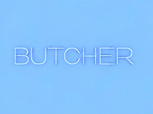 butcher neon sign 3D Model