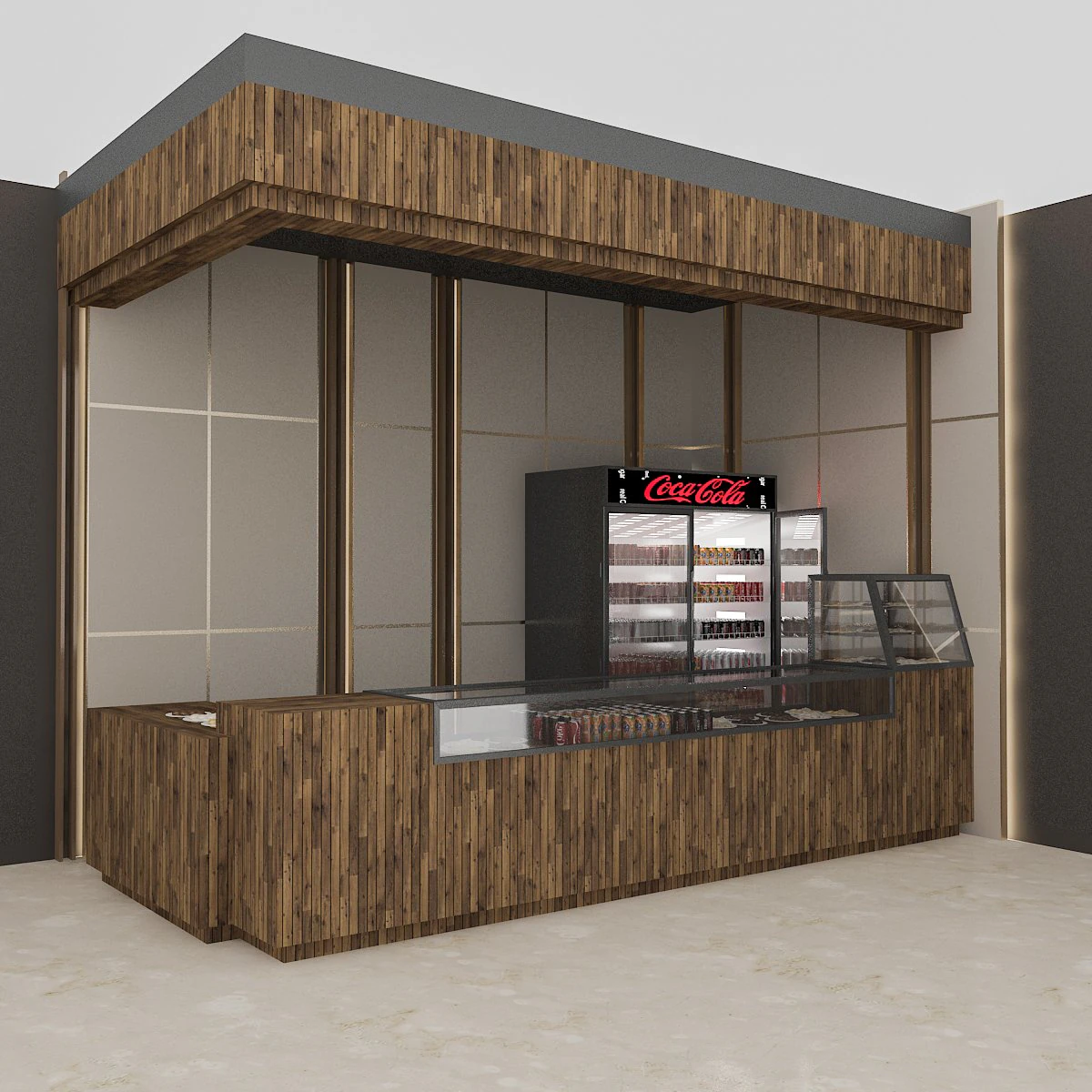 3d cafe model 3D Model .c4d .max .obj .3ds .fbx .stl .blend