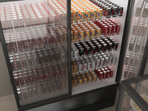 3d cafe model 3D Model