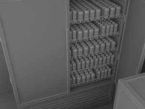 3d cafe model 3D Model