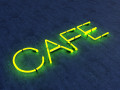 Cafe Neon Sign Modello 3D