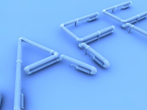 cafe neon sign 3D 模型