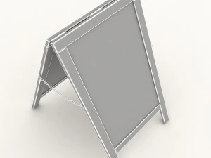 cafe sign 3D Model