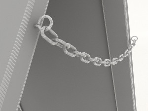 cafe sign 3D Model
