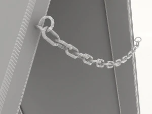 cafe sign 3D Model