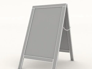cafe sign 3D Model
