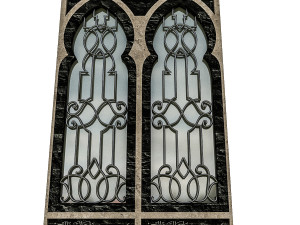 mosque window Model 3D