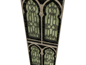 mosque window Model 3D