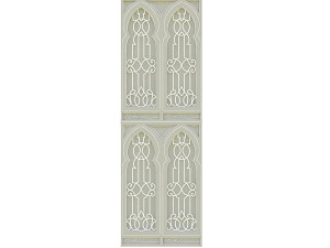 mosque window Model 3D