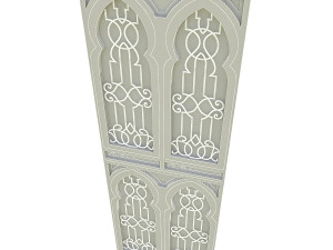 mosque window Model 3D