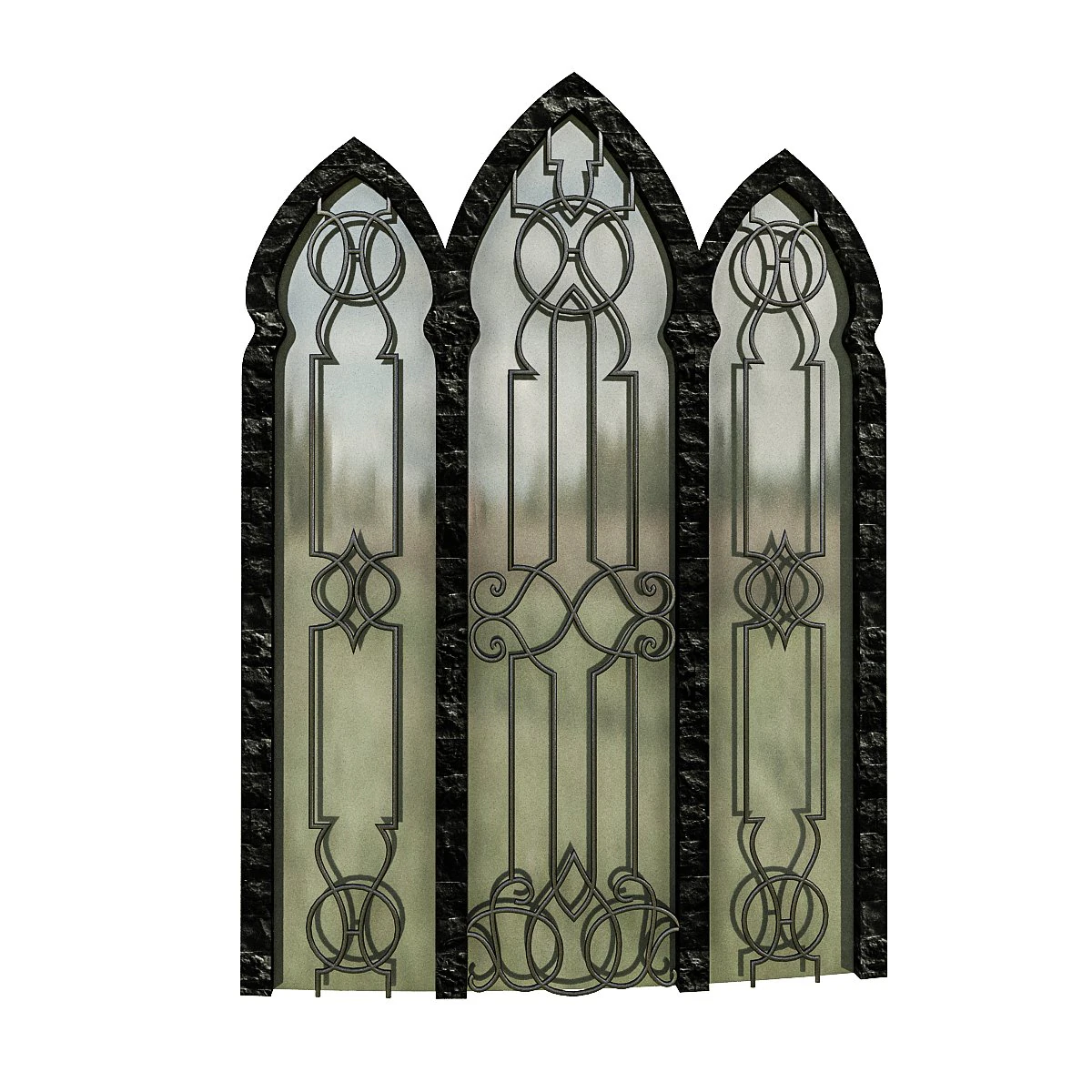 mosque entrance 3D Model .c4d .max .obj .3ds .fbx .stl .blend 