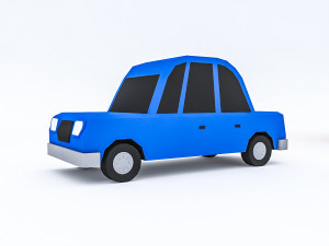 cartoon vehicle set 3D मॉडल