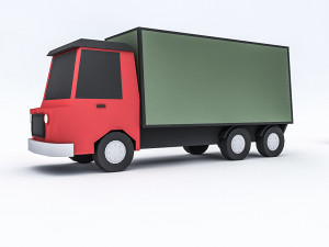 cartoon vehicle set 3D मॉडल