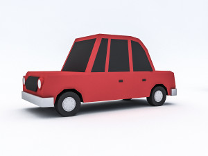 cartoon vehicle set 3D मॉडल