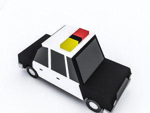 cartoon vehicle set 3D मॉडल