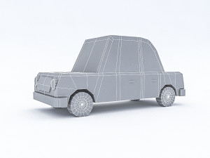 cartoon vehicle set 3D मॉडल
