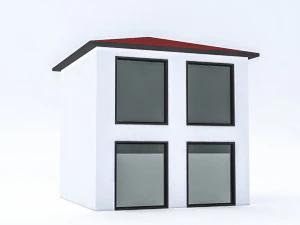 cartoon boildings pack 3D Model