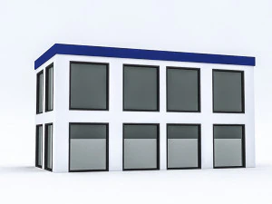 cartoon boildings pack 3D Model