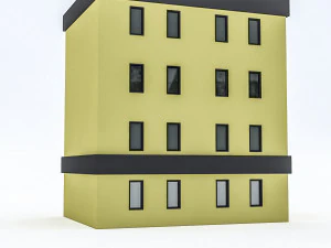 cartoon boildings pack 3D Model