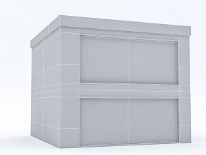 cartoon boildings pack 3D 모델