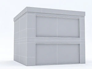 cartoon boildings pack 3D Model