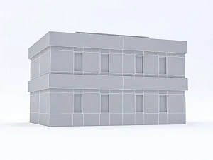 cartoon boildings pack 3D Model