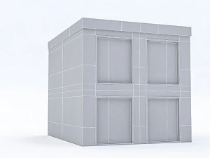 cartoon boildings pack 3D Model