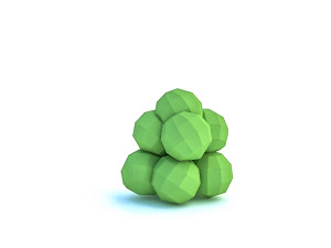 cartoon tree 3D Model