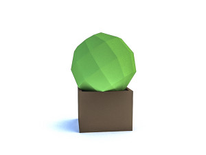 cartoon tree 3D Model