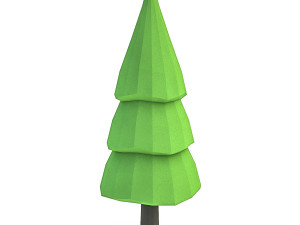 cartoon tree 3D Model