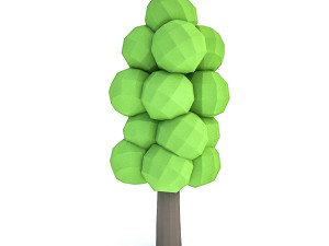 cartoon tree 3D Model