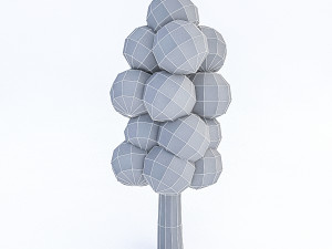 cartoon tree 3D Model